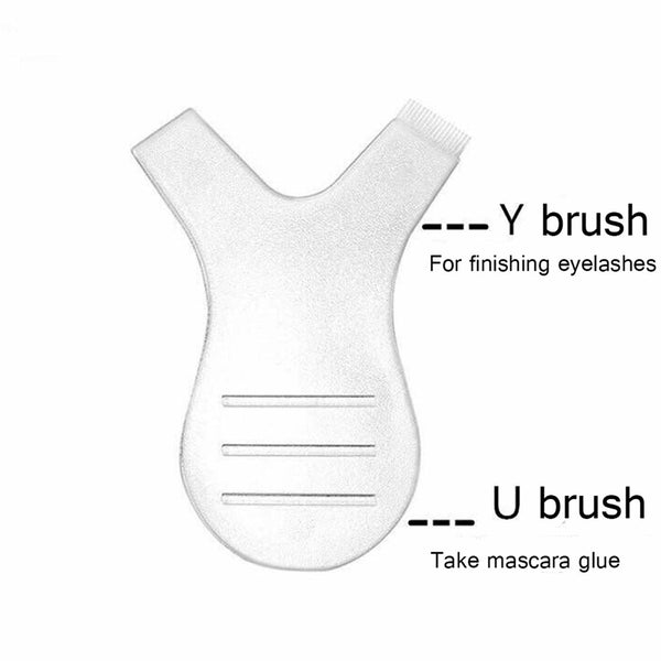 5-21Pairs Eyelash Lashes Lifting Lift Perm Y Comb Brushes Tool Brush Separating
