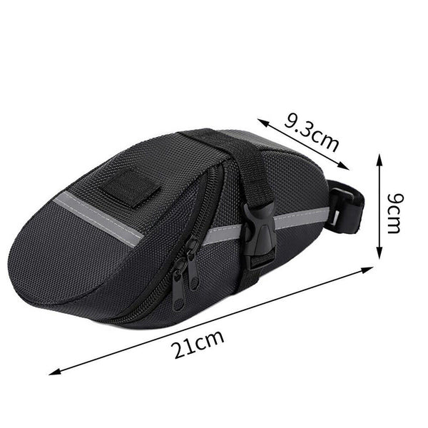 1/2X Bike Seat Waterproof Bag Bike Storage Saddle Bag Cycling Rear Pouch Outdoor