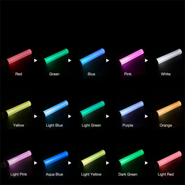 10X Glow Sticks Light 15 Pattern Stick LED Lamp Lantern Concert Party Prop Gifts