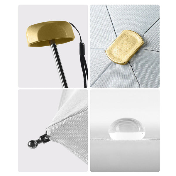 Mini Pocket Umbrella Travel Super Windproof Compact Folding Sun Anti-UV Rain AU