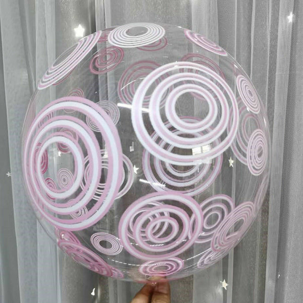20inch Clear Large Round BOBO Bubble Balloons Transparent Weddings Party Decor