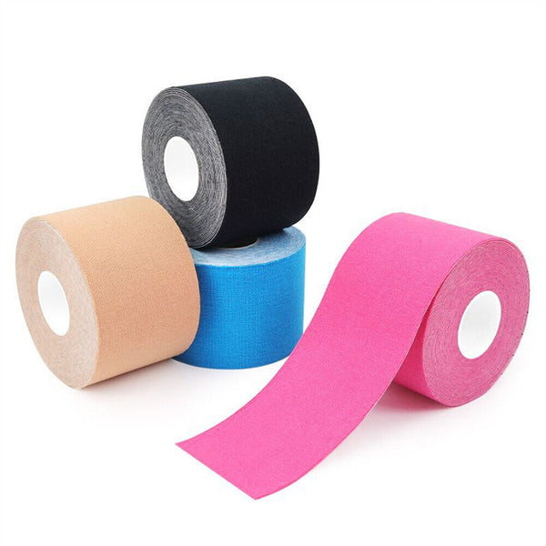 6x Athletic Elastic Physio Sports Kinesiology Rock Tape Muscle Bandage 5cmx5m AU - Lets Party