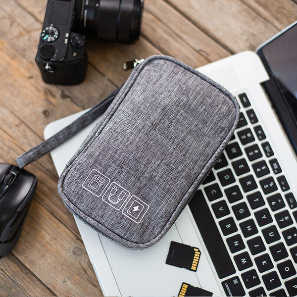 Electronic Accessories Cable Bag Organizer Travel Pouch Storage Cases Charger AU