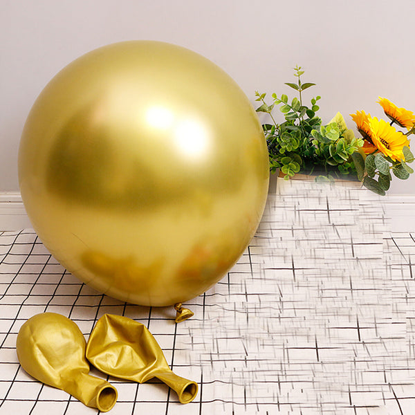 Giant 60cm Chrome Metallic Balloons Wedding Birthday Party Balloon Decoration AU