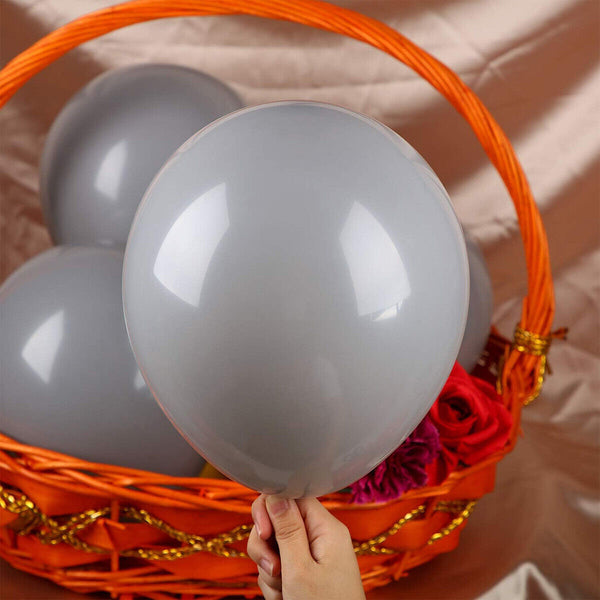20x Latex Balloons 10inch/25cm Grey Pearl Retro Balloon Party Wedding Birthday