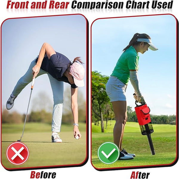 Golf Ball Bag Practice Golf Ball Bag Holder Pick Up Receiver Tube Shag Collector