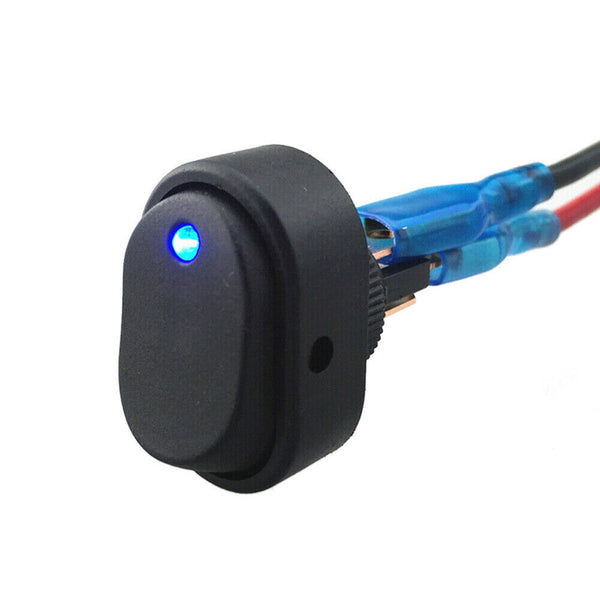 16pcs 12V 30A Heavy Duty Red LED OFF/ON Rocker Toggle Switch Car Motor Boat AU