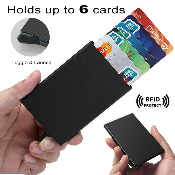 Mens Wallet – Slim RFID Blocking Leather Card Holder Purse