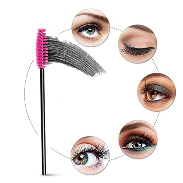 200PCS Disposable Mascara Wands Eyelash Brush Applicator Extension Spoolies AUS