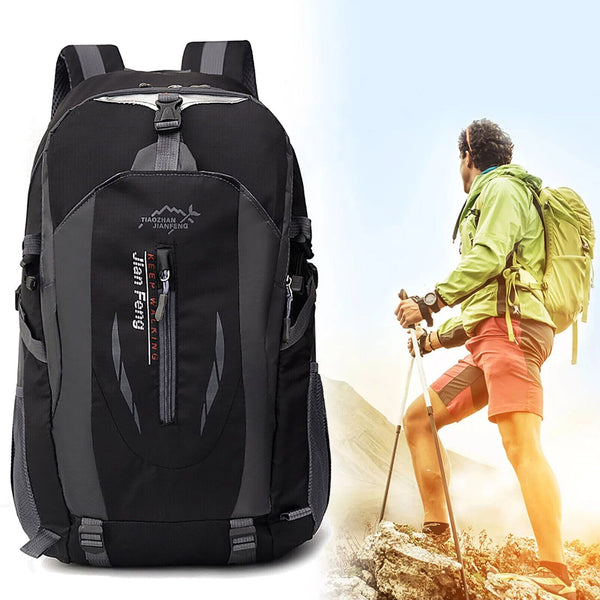 40L Large Waterproof Hiking Camping Bag Travel Backpack Outdoor Luggage Rucksack