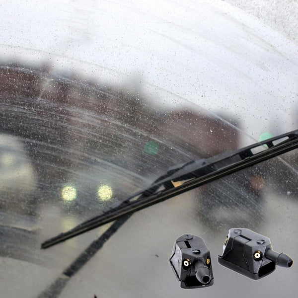 2Pcs Car Universal Windscreen Arm Washer Wiper Blade Spray Water Nozzles Jets