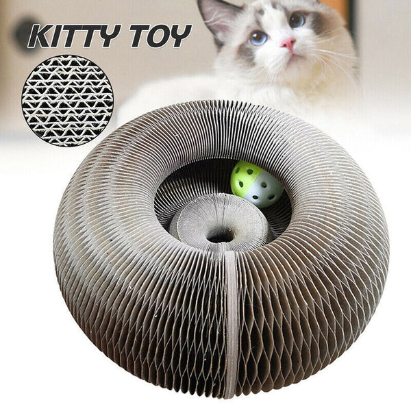 Magic Organ Cat Scratching Board Grab Board--Comes With A Toy Bell Ball AU Stock
