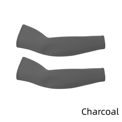Charcoal Cooling Sport Arm Stretch Sleeves Sun UV Protection Covers Cycling Golf Unisex