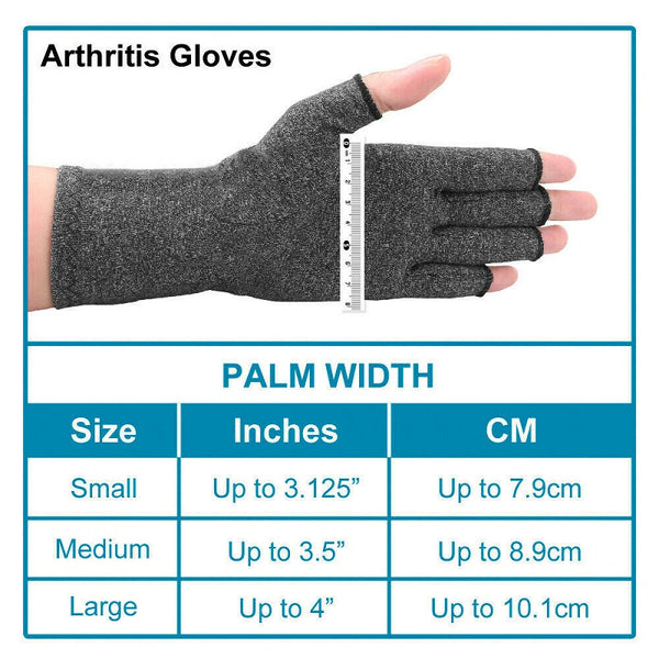 Arthritis Gloves Compression Joint Finger Pain Relief Hand Wrist Support Brace - Lets Party