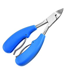 Blue Toe Nail Cutter Clipper Nipper Chiropody Fungus Ingrown Scissors Tool Heavy Duty