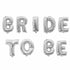 16" BRIDE TO BE Foil Balloons Wedding Balloon Bridal Hens Night Party Decoration - Lets Party