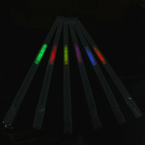 30-1000x Fluorescent Glow Sticks Straws Night Club Bar KTV Cheering Props Lumino - Lets Party