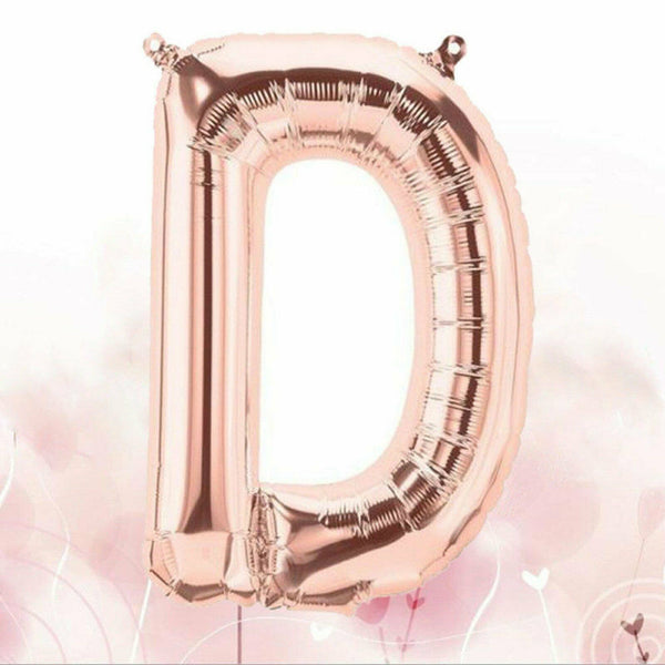 40cm Birthday Foil Balloons Letter Balloon Party Wedding Rose Gold 16