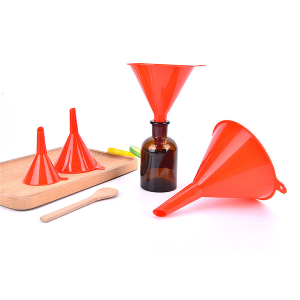 4PCS And 8PCS Plastic Funnel Set Small Medium Large Variety Liquid Kitchen Tools