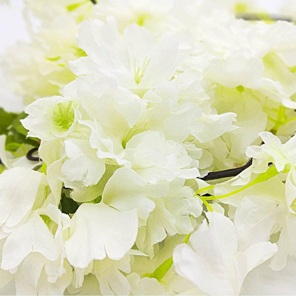 2.1M Artificial Silk Sakura Flowers Fake Vine Ivy Hanging Garland Floral Wedding