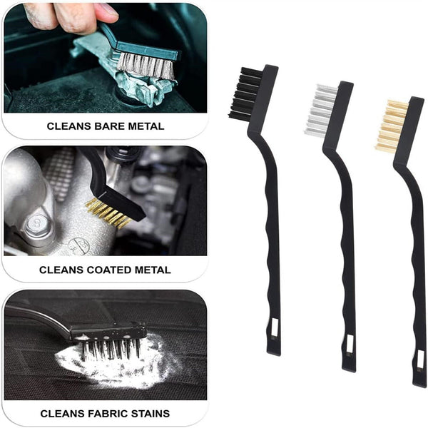 11X Car Wheel Tire Brushes Set Clean Detailing Kit Wheel Rim Cleaning Wash Mitt