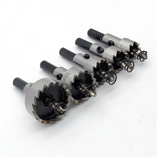 5PCS Hole Saw Tooth Kit HSS Stainless Steel Drill Bit Set Cutter for Metal Wood