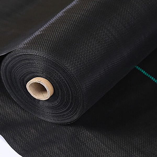 10/20/30/50/100M Weedmat Weed Control Mat Matting Woven Fabric Plant PE AU