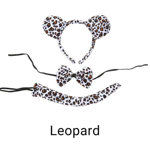 Animal Costume Set – Bowtie, Tail & Ears Dress-Up Kit (Kids & Adults)