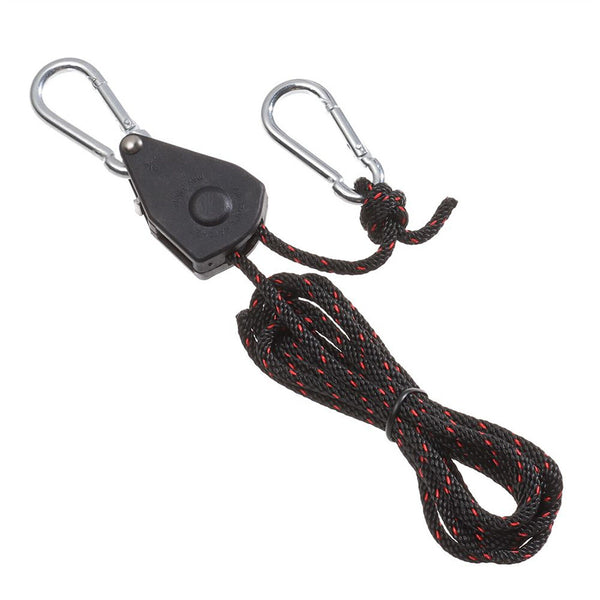 10X 2m Camping Ratchet Pulley Tent Guide Rope Adjustable Guy Line Tensioner Tie