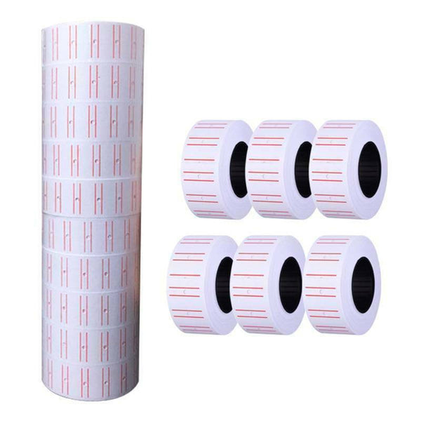 Price Tag Gun Labels Tags Rolls Sticker Pricing Tagging MX5500 800 Labels / Roll