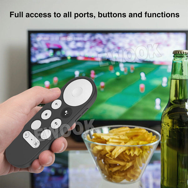 Voice Remote Silicone Case Protective Cover Shell For Google Chromecast TV 2020
