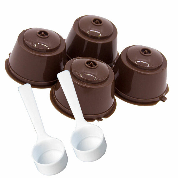 2 Sets Coffee Filter Pod Cup Nescafe Reusable Pod Capsule Refillable Dolce Gusto