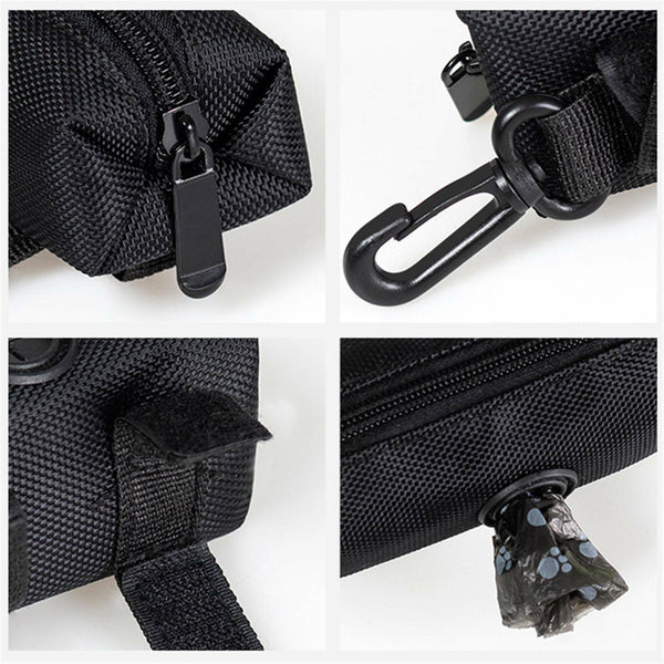 Dog Poop Bag Holder Pet Puppy Garbage Waste Pick Up Bags Dispenser Pouch Outdoor