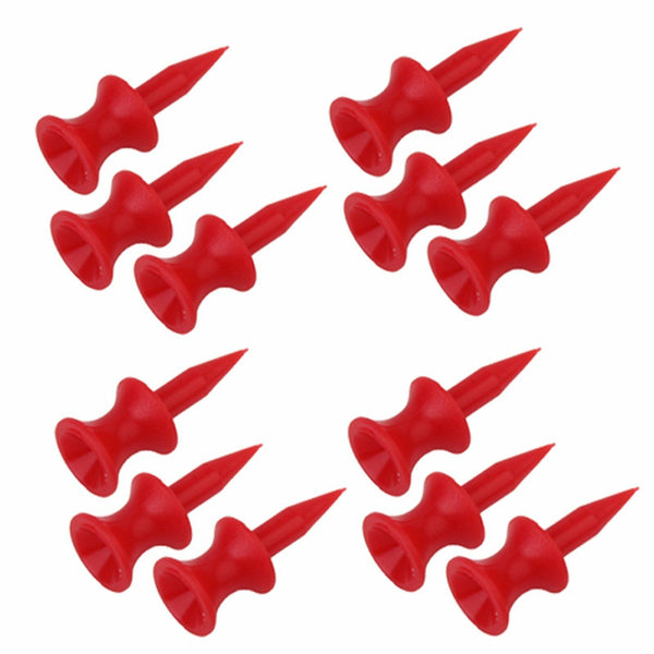 100PCS RED PLASTIC STEP CASTLE GOLF TEES (30mm/68mm) Golf Training Aids Tees AU
