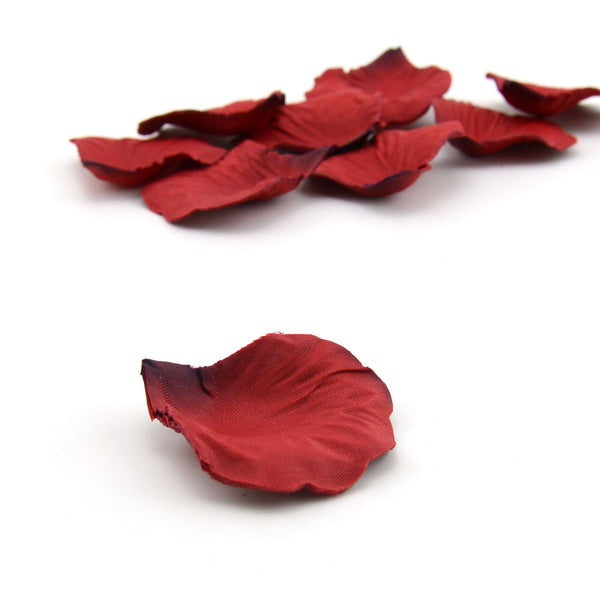 1000pcs Wine Red Silk Petals Flowers Rose Petal Wedding Event Scatters Flower