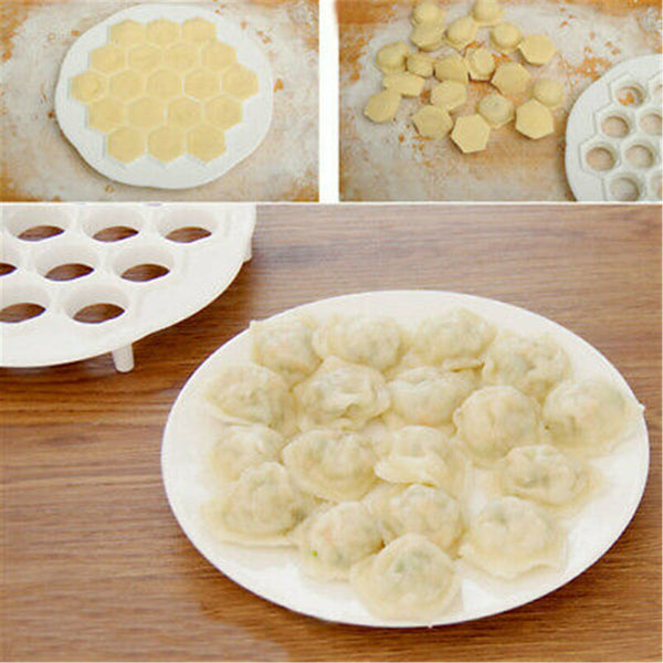 37 Holes Dumpling Mould Maker Ravioli Aluminum Mold Pelmeni Kitchen DIY Tool AU