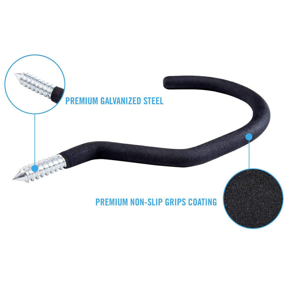 2/4/8Sets Bikes Bicycle Hooks Hanger Hook Mount Garage Storage Rack Wall Mounted