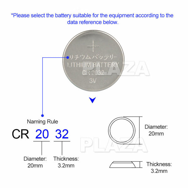 10X NEW CR2032 3V LITHIUM CELL BATTERY 5004LC 2032 BR2032 BUTTON BATTERIES OZ - Lets Party