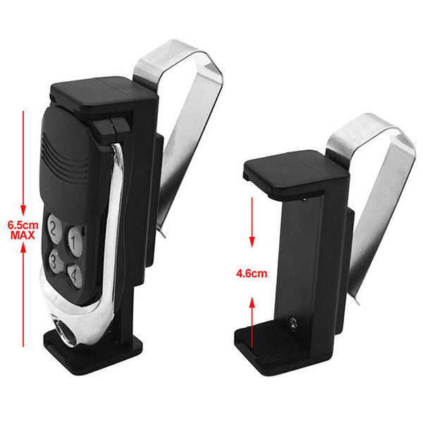 Car Sun Visor Clip Holder Adjustable Mount Stand Gate Garage Door Remote Control