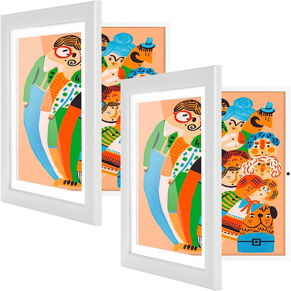 Kids Art Frames Children Art Projects Wooden Artwork Display 150 Pictures Hold A