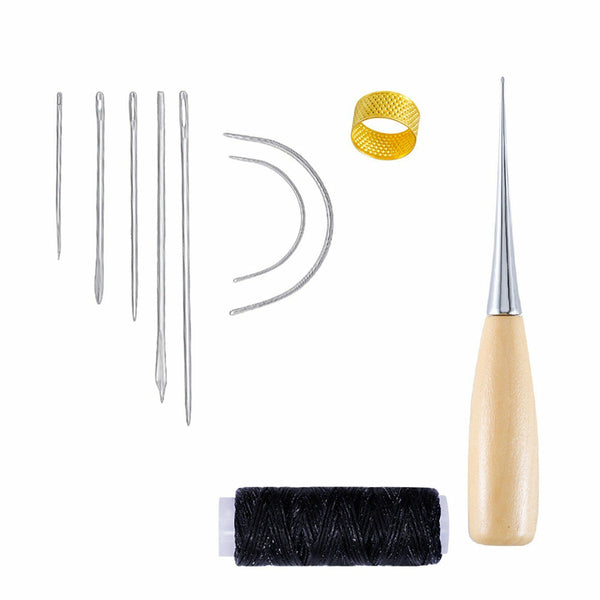 1 SET Sewing Needle Tool Kit Stiching for Leather Sail & Canvas