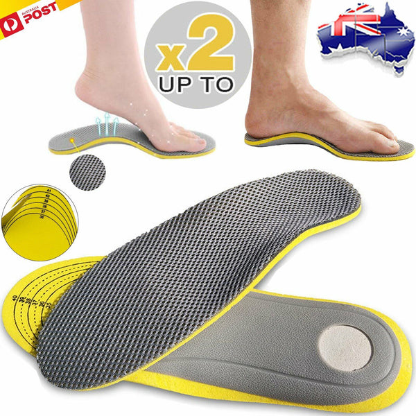 Orthotic Shoe Insoles Arch Support Pain Relief Orthopedic Inner Sole Men/Women - Lets Party