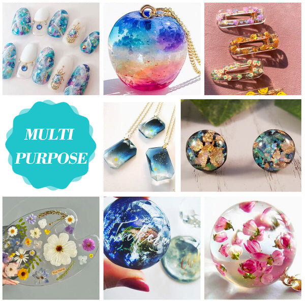 Hard UV Resin Glue Clear Crystal DIY Handmade Epoxy Crafts Casting Jewelry Mold
