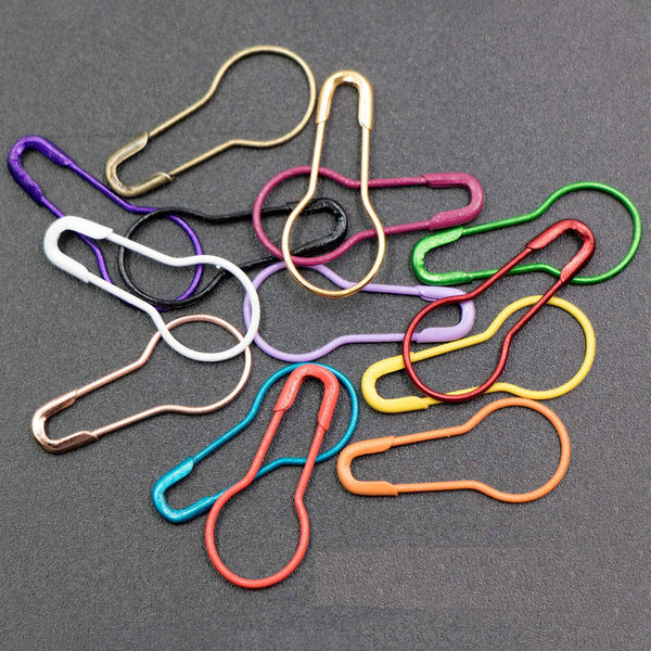 145Pcs Knitting Weave Crochet Locking Stitch Markers Holder Needle Clip Craft AU