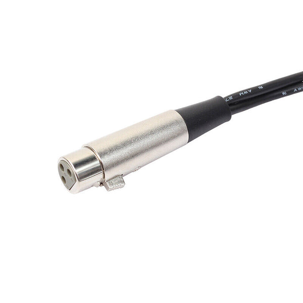 Y Adapter One 1 x Female to Two 2 x Male XLR Splitter Cable Lead Short Dual DMX