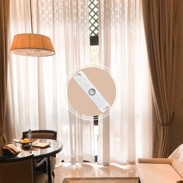 10 Meters Curtain Heading Tape With 80 Round Eyelet Rings For Curtain Blinds AUS