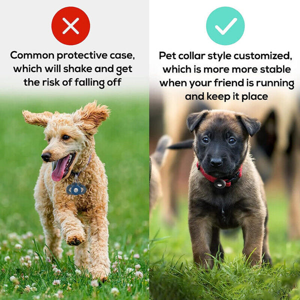 Silicone Pet Protective Case for Airtag Loop Apple GPS Finder Dog Cat Collar AU