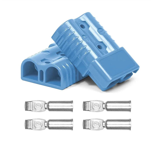 12 Sets Connectors Anderson Style Plug Power Tool 50AMP Solar Caravan 6AWG BLUE