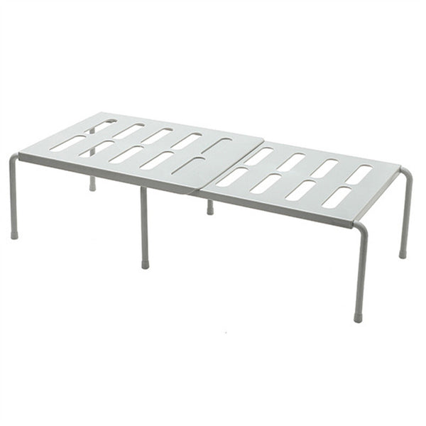 Adjustable Cupboard Storage Shelf Organiser Holder Pantry Stand Rack Kitchen