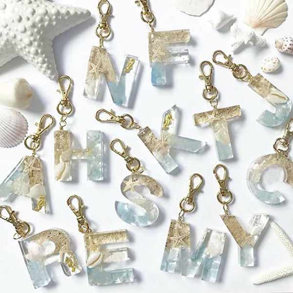 Jewelry Pendant Epoxy Resin Mould Alphabet Silicone Mold DIY English Letter AU